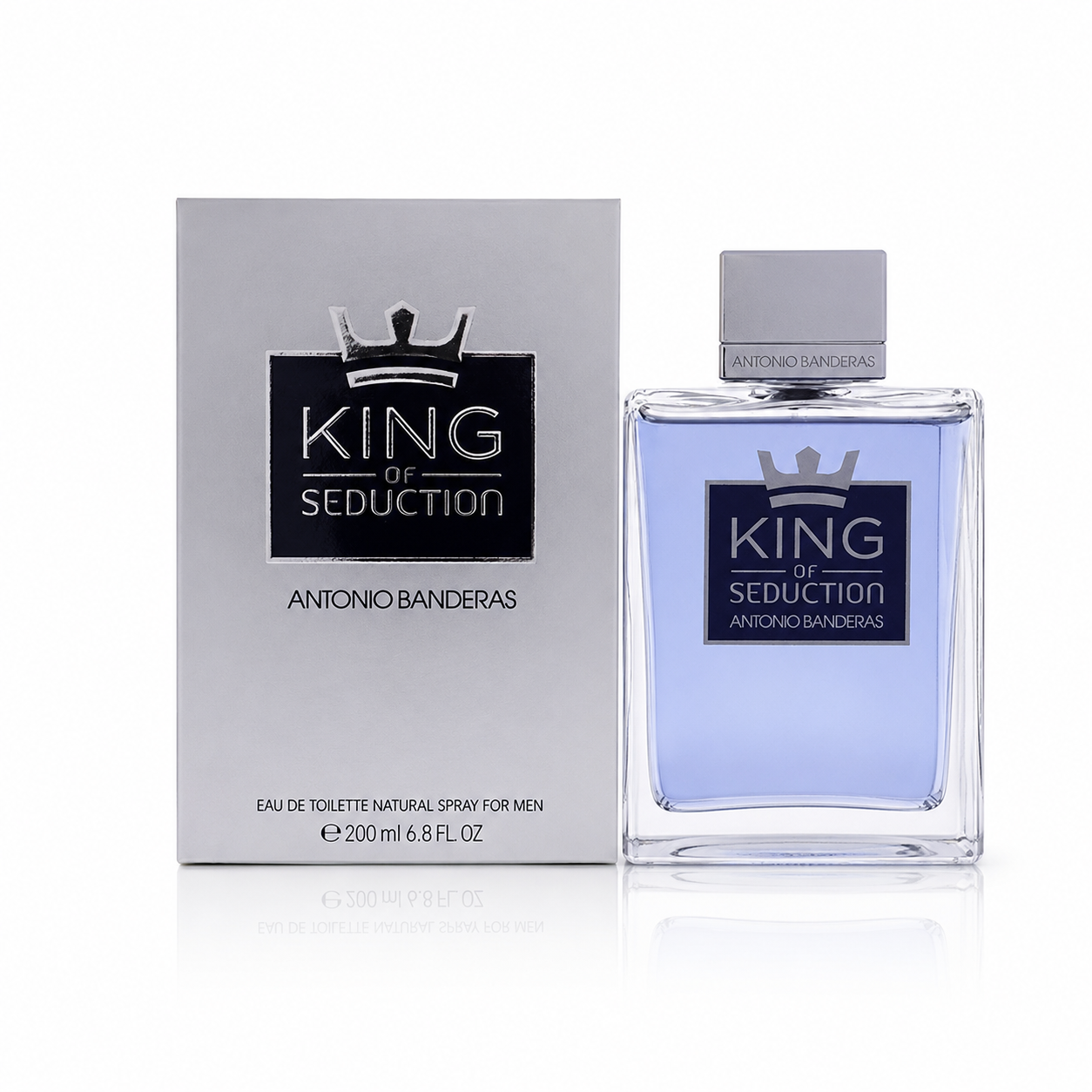 ANTONIO BANDERAS KING OF SEDUCTION MEN 6.7 OZ. EDT SP-NEW UPC 200 ML