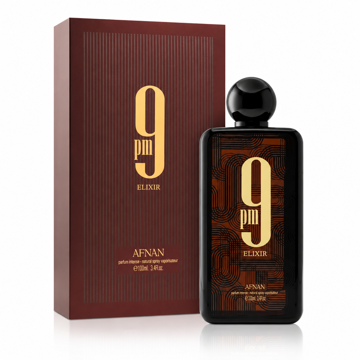 AFNAN 9PM ELIXIR UNISEX 3.4 OZ PARFUM INTENSE 100 ML
