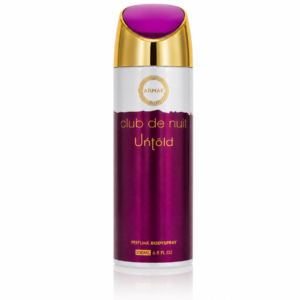 BODY SPRAY ARMAF CLUB DE NUIT UNTOLD MEN 6.8 OZ 200 ML