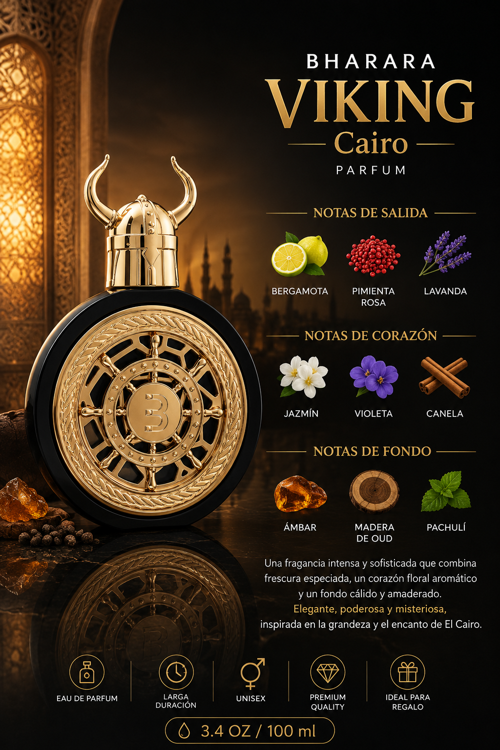 BHARARA VIKING CAIRO 100 ML - Imagen 2