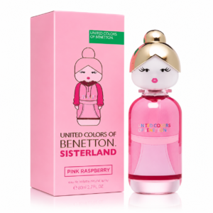 BENETTON SISTERLAND PINK RASBERRY WOMEN 2.7 OZ. EDT SP 80 ML