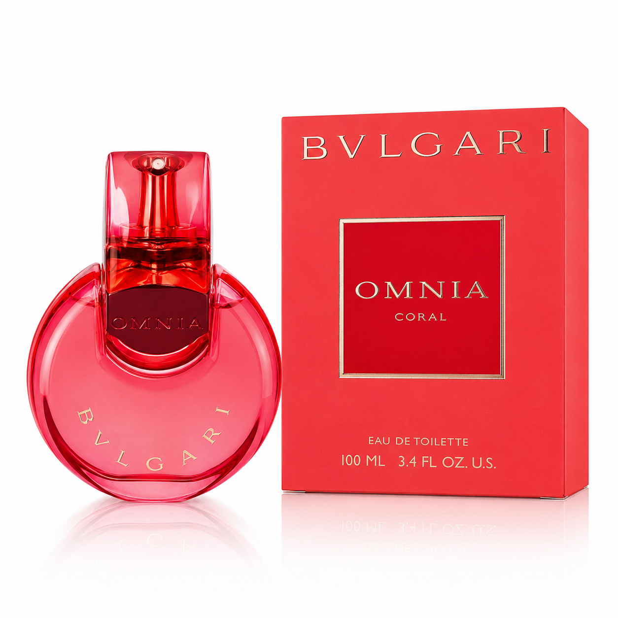 BVLGARI OMNIA CORAL WOMEN 3.4 OZ EDT SP 100 ML