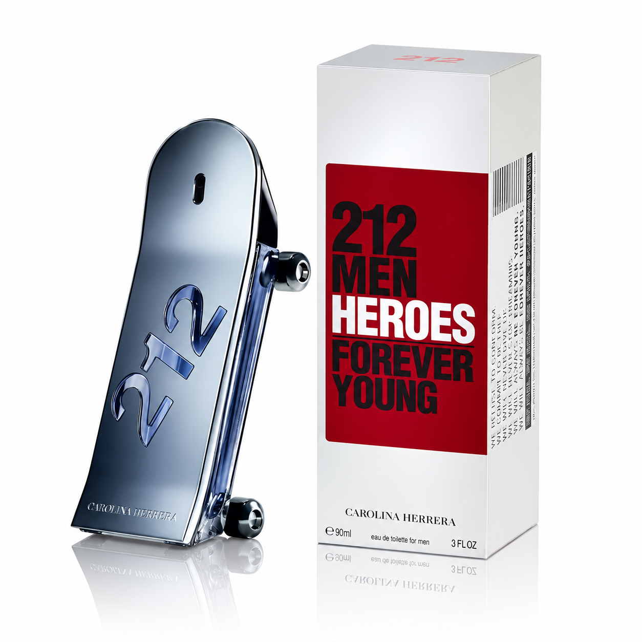 CAROLINA HERRERA 212 MEN HEROES FOREVER YOUNG 3.0 OZ. EDT 90 ML