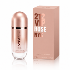 CAROLINA HERRERA 212 VIP ROSE WOMEN 2.7 OZ EDP SP-NEW UPC 80 ML