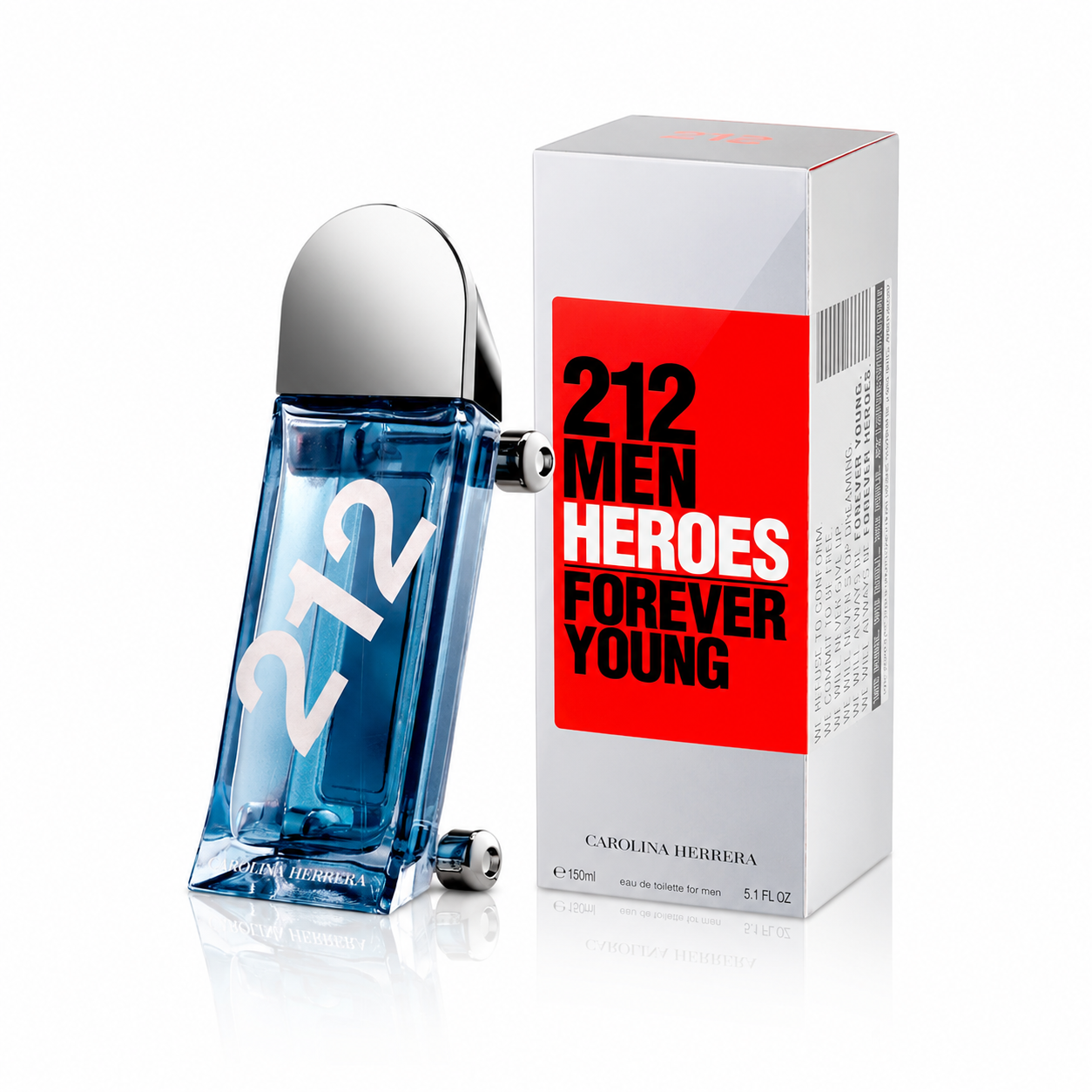 CAROLINA HERRERA 212 MEN HEROES FOREVER YOUNG 5.0 OZ. EDT SP 150 ML