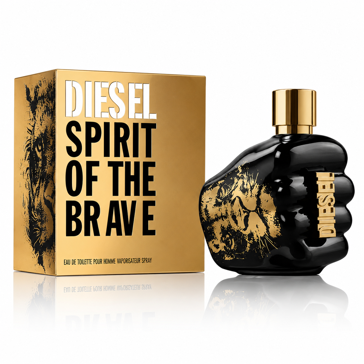 DIESEL SPIRIT OF THE BRAVE MEN 4.2 OZ. EDT GOLD BOX 125 ML