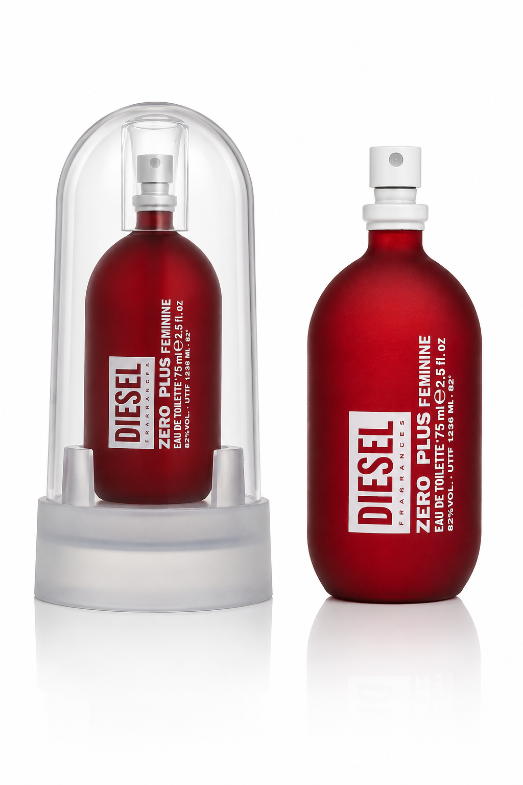 DIESEL ZERO PLUS RED WOMAN 2.5 OZ. EDT 75 ML