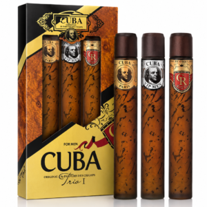 SET CUBA TRIO 1 MEN (3 PC ) 1.17 OZ EDT SP (CUBA GOLD,CUBA ROYAL,CUBA VIP)