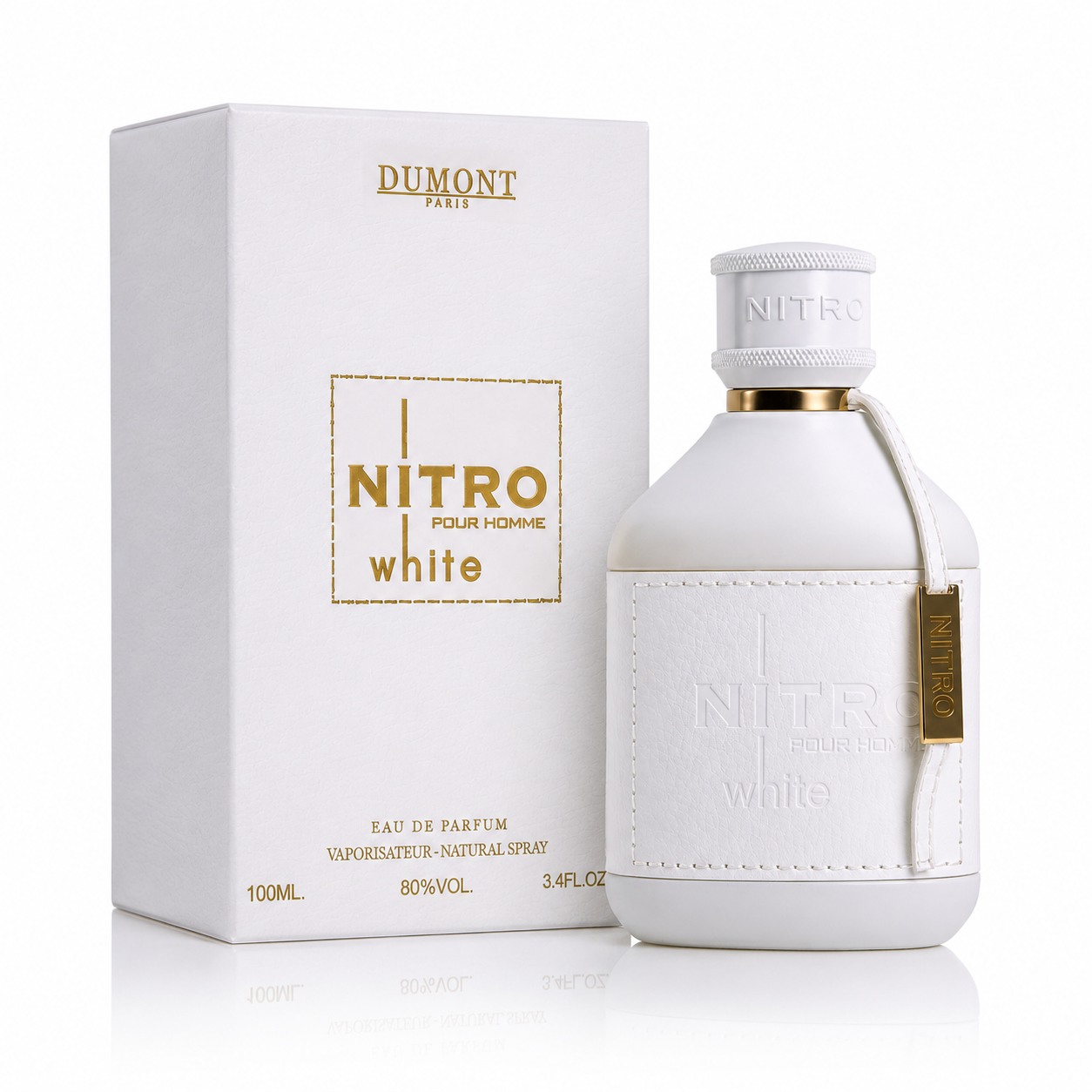 DUMONT NITRO WHITE MEN 3.4 OZ EDP SP 100 ML