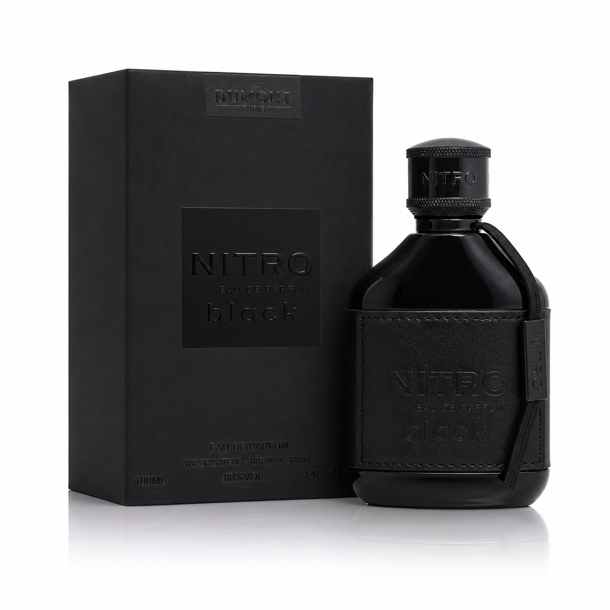 DUMONT NITRO BLACK INTENSE MEN 3.4 OZ EDP SP 100 ML