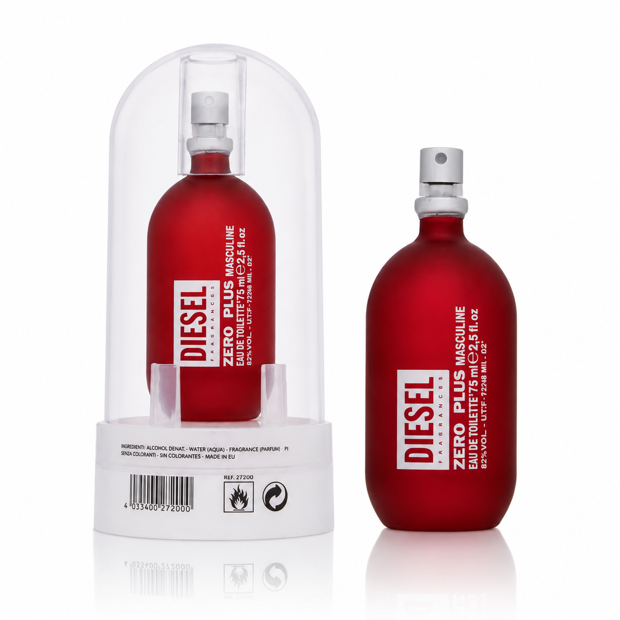DIESEL ZERO PLUS RED MEN 2.5 EDT 75 ML