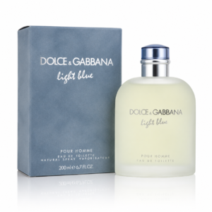 DOLCE & GABBANA LIGHT BLUE MEN 6.8 OZ. EDT SPRAY 200 ML