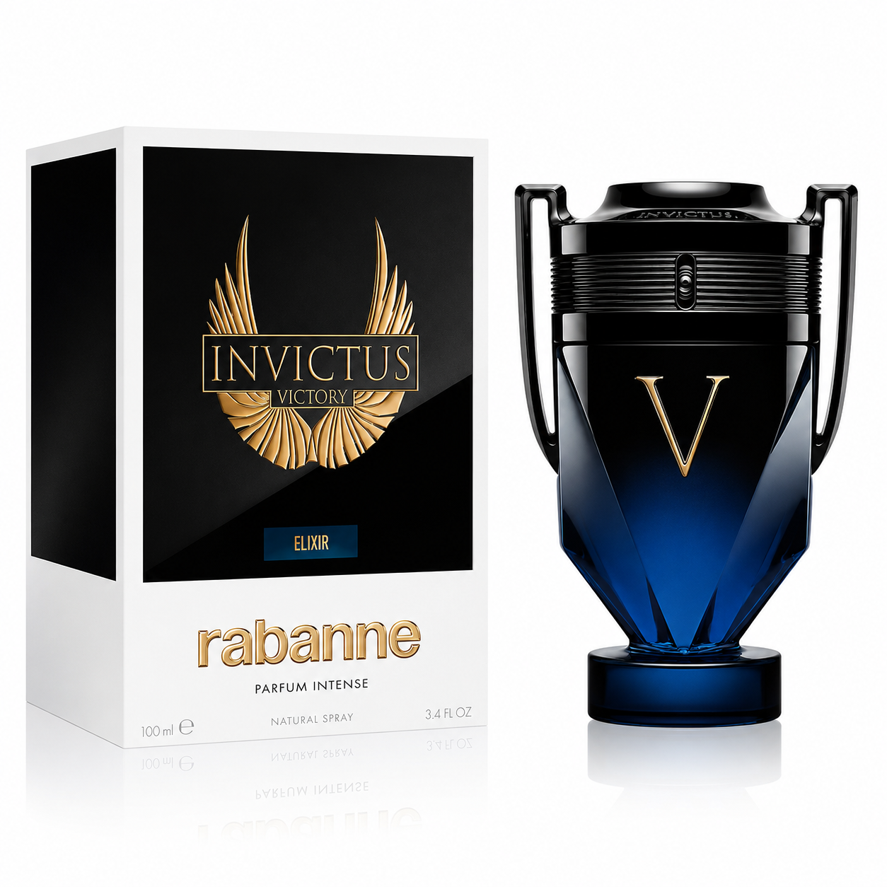 PACO RABANNE INVICTUS VICTORY ELIXIR PERFUM INTENSE MEN 3.4 OZ 100 ML