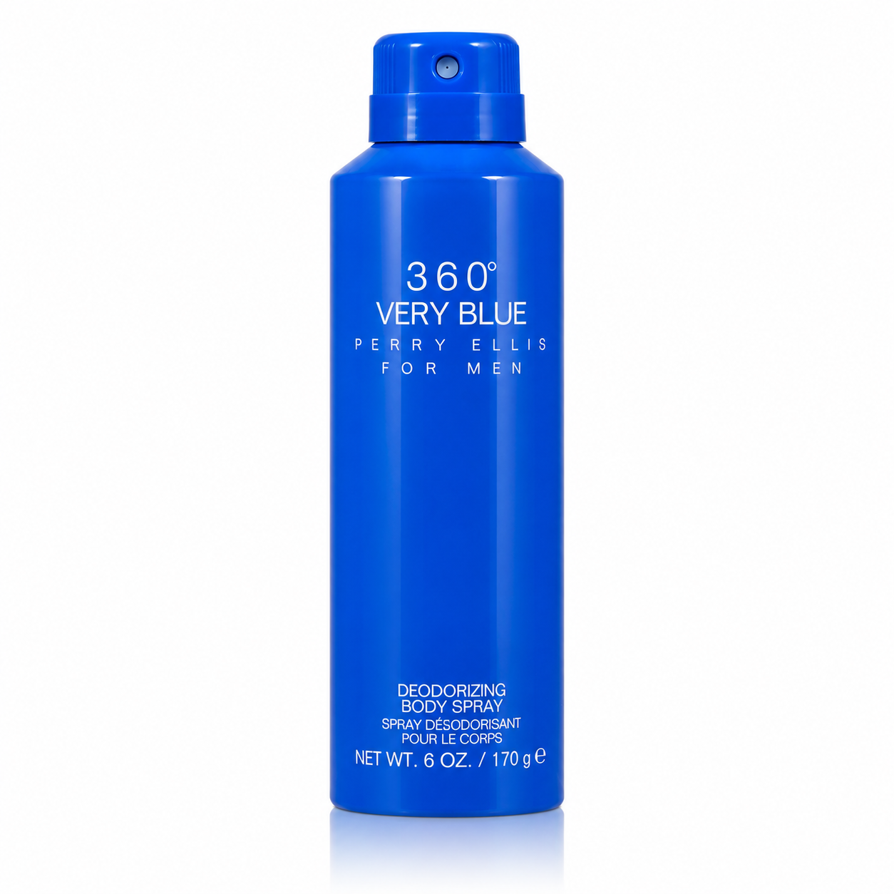 BODY SPRAY MEN PERRY ELLIS 360 VERY BLUE 6.0 OZ. 170 ML