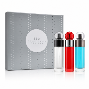 SET PERRY ELLIS 360 MEN (TRIO) 360 / 360 RED / 360 GREEN 1.0 OZ. EDT SP