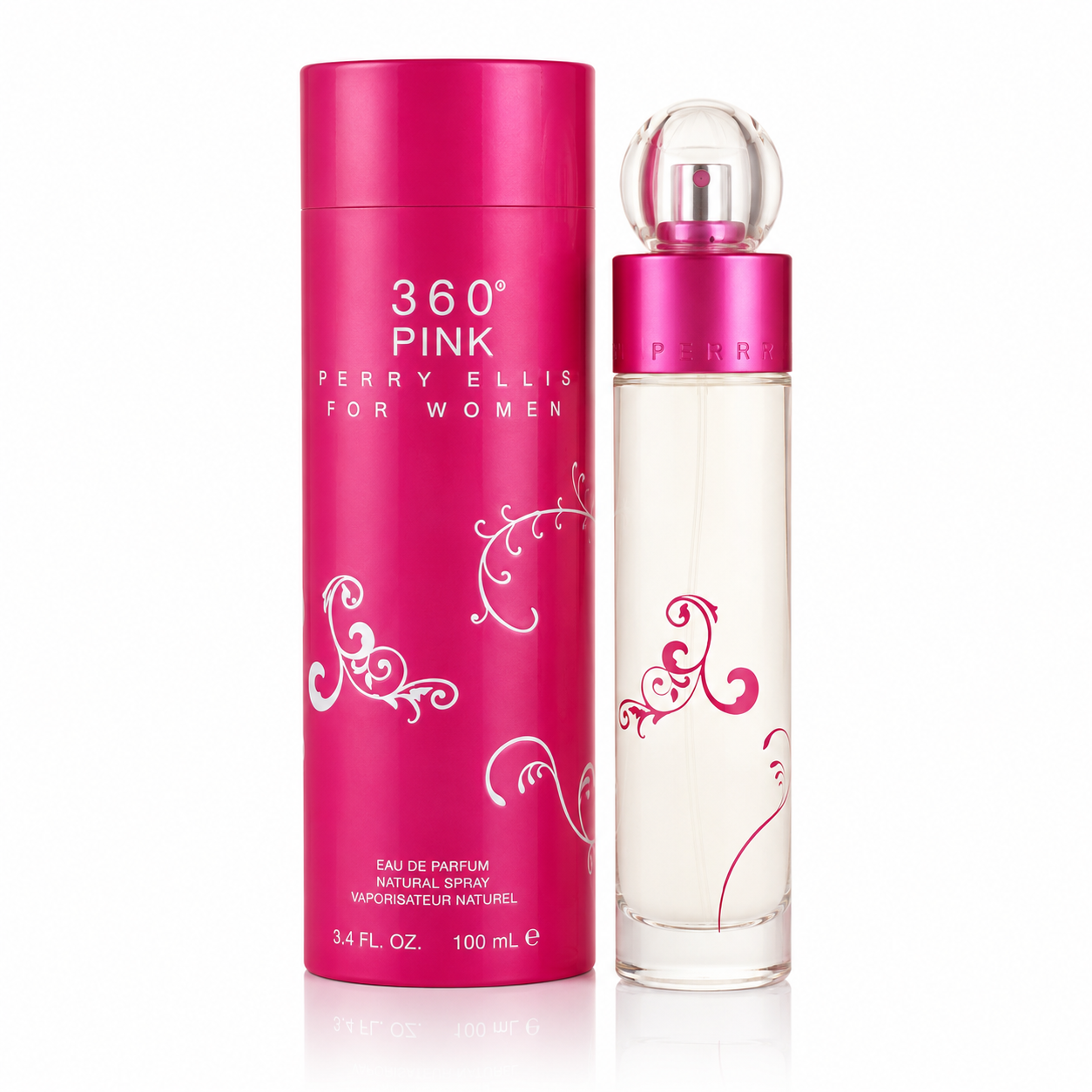 PERRY ELLIS 360 PINK WOMEN 3.4 OZ. EDP SP 100 ML