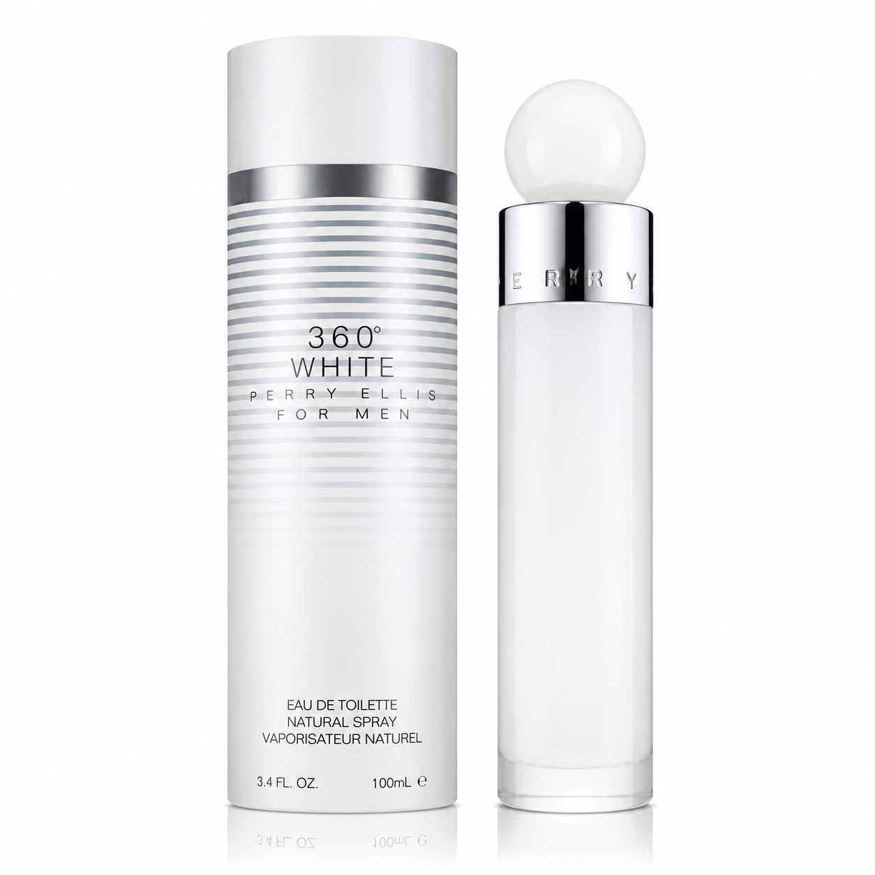 PERRY ELLIS 360 WHITE MEN 3.4 OZ. EDT SPRA 100 ML