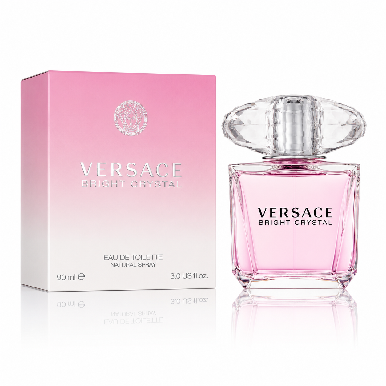 VERSACE BRIGHT CRYSTAL WOMEN 3.0 OZ. EDT SPRAY 90 ML