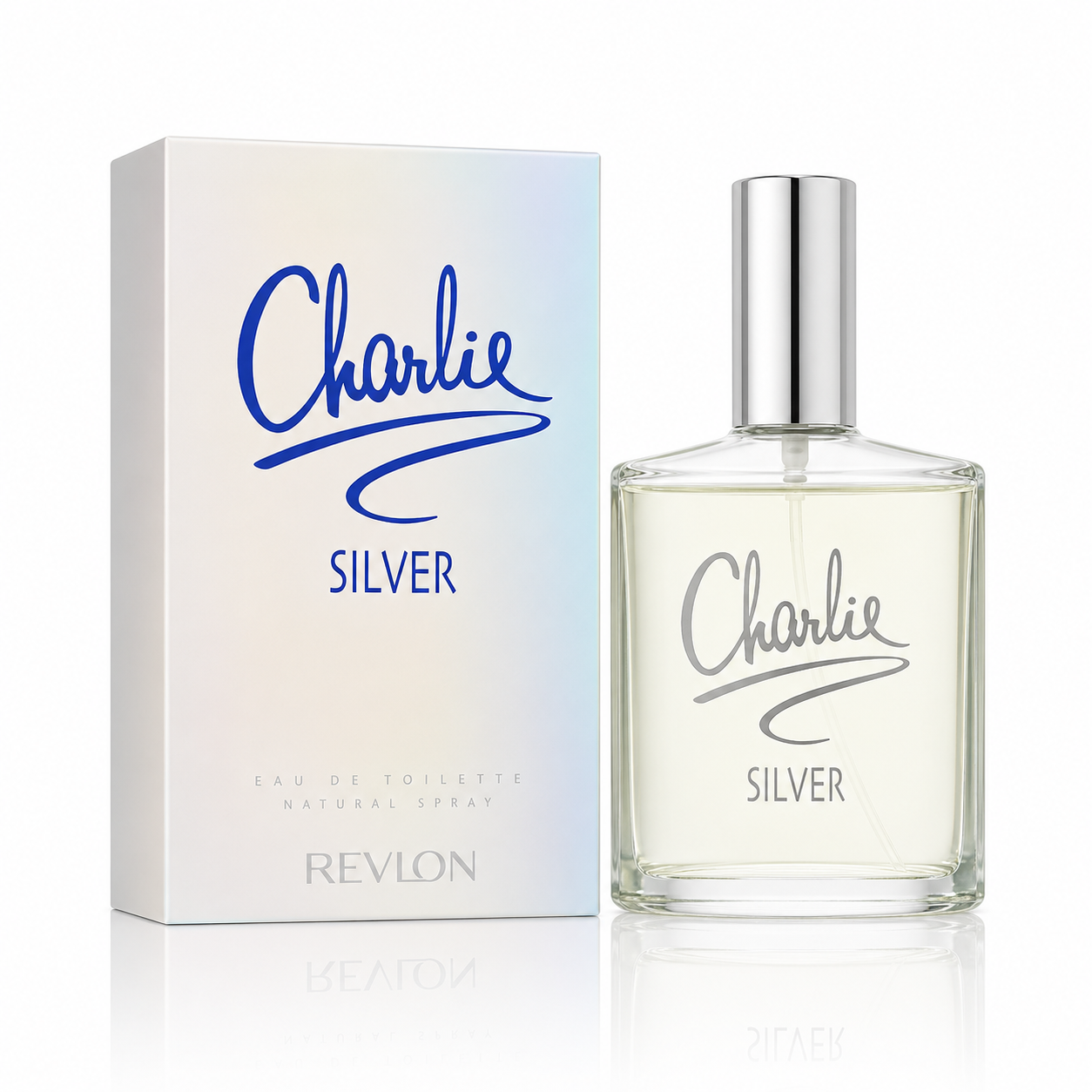 REVLON CHARLIE SILVER WOMEN 3.4 OZ. EDT SPRAY 100 ML