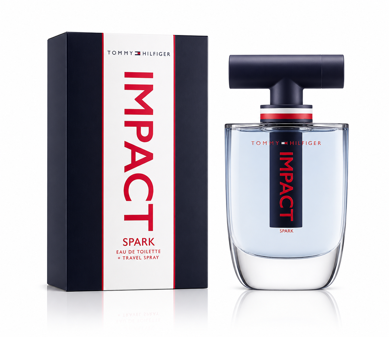 TOMMY HILFIGER IMPACT SPARK MEN3.4 OZ EDT SP +0.14 OZ TRAVEL 100 ML