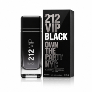 CAROLINA HERRERA 212 VIP BLACK MEN 3.4 OZ. EDP SP ( NEW UPC )  100 ML