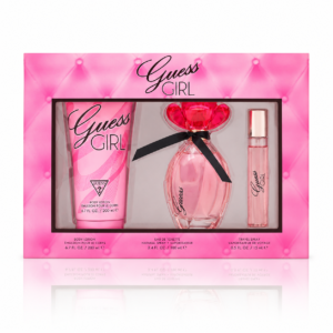 SET GUESS GIRL WOMEN 3 PC SET 3.4 OZ. EDT / 6.7 OZ. BL / MINI