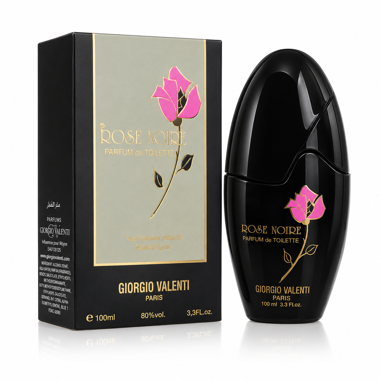 GIORGIO VALENTI ROSE NOIRE WOMEN 3.4 OZ. EDT SP 100 ML