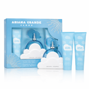 SET ARIANA GRANDE CLOUD WOMEN ( 3 PC )3.4 OZ SG /3.4 OZ BODY SOUFFLE /3.4 OZ EDP SP