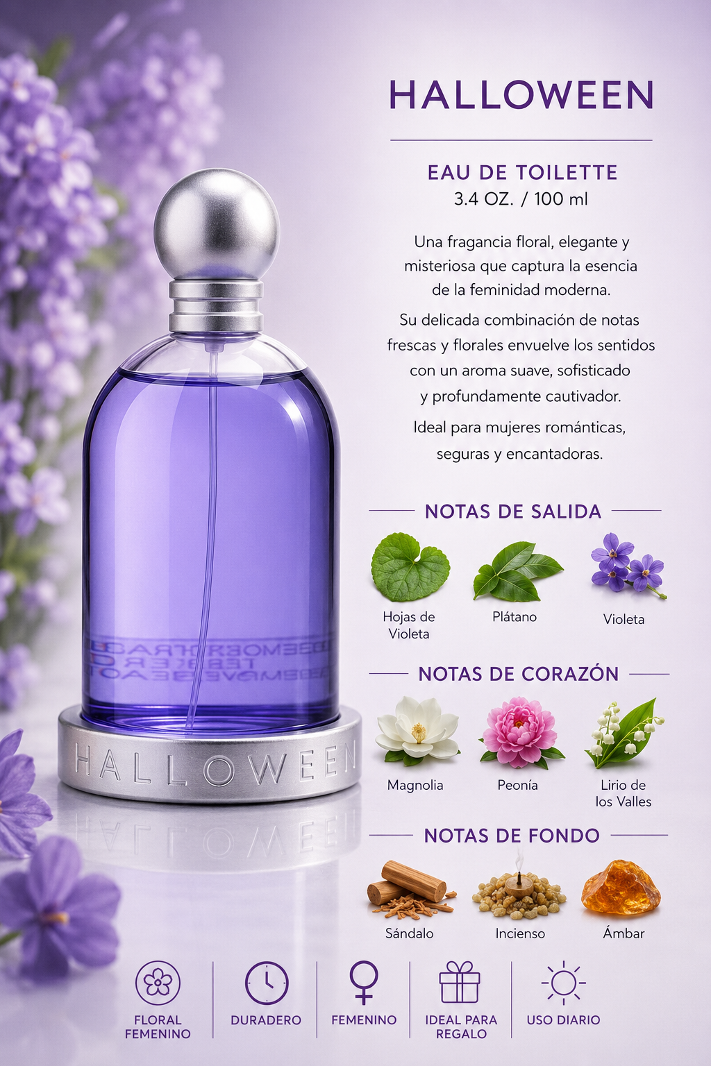 HALLOWEEN 3.4 EDT L TESTER 100 ML - Imagen 2