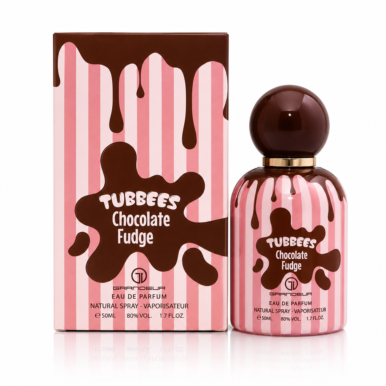 GRANDEUR TUBBEES CHOCOLATE FUDGE WOMEN 1.7 OZ EDP SP 50 ML
