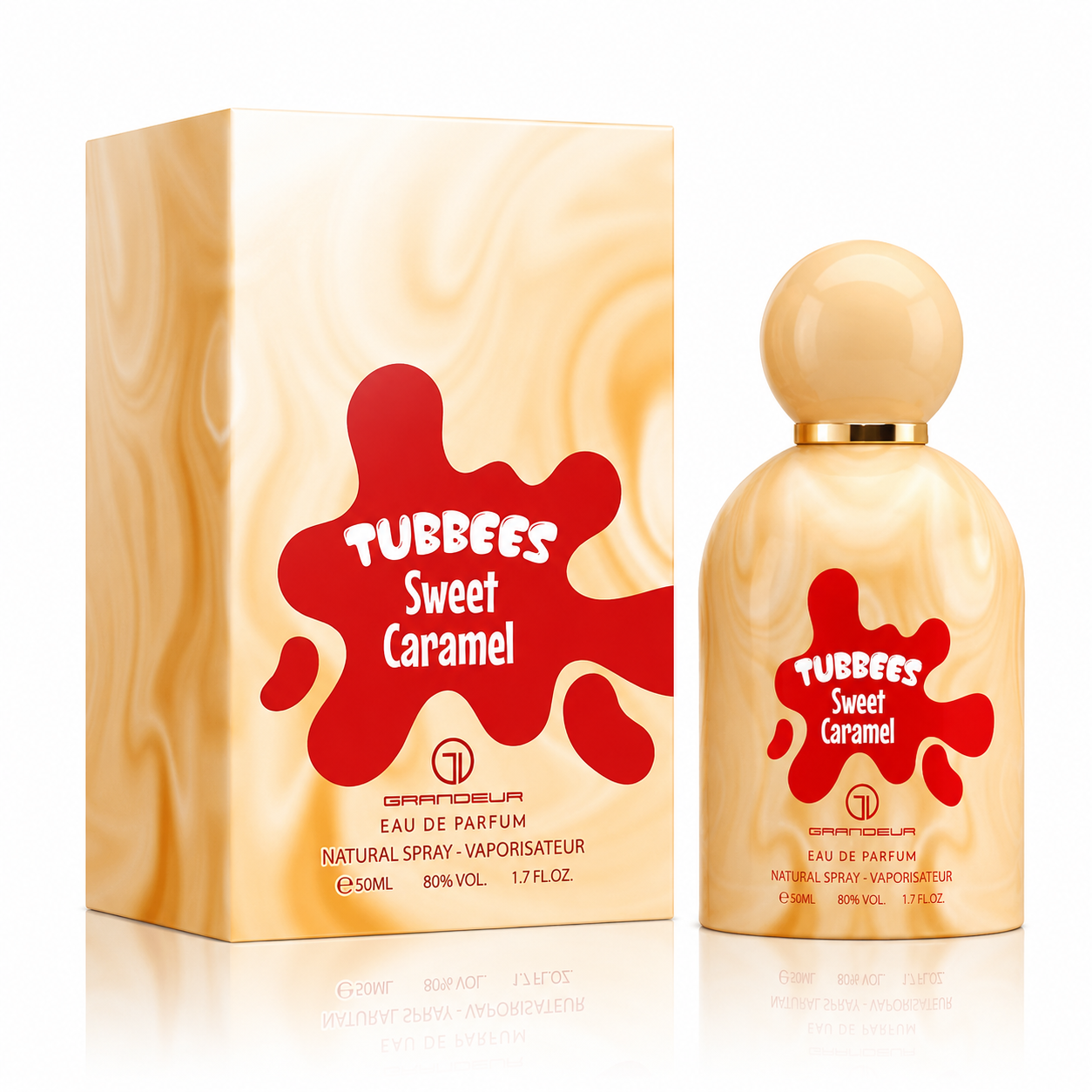 GRANDEUR TUBBEES SWEET CARAMEL WOMEN 1.7 OZ EDP SP 50 ML