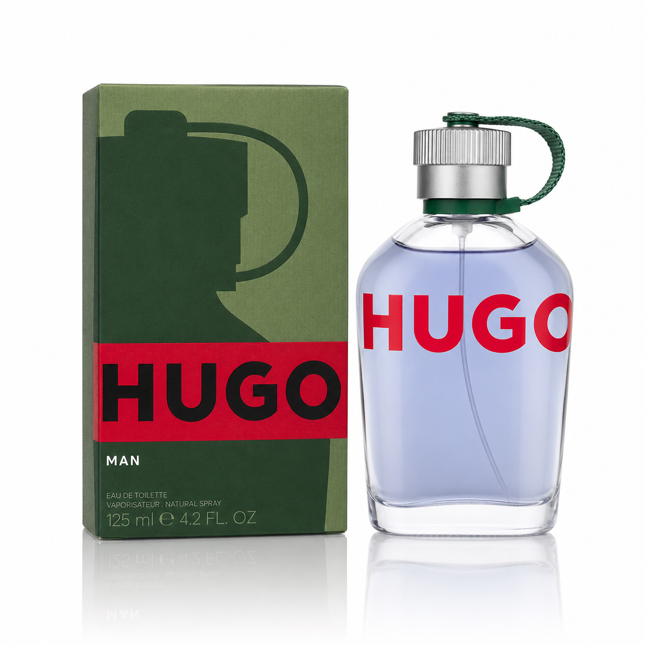 HUGO BOSS GREEN MEN 4.2 OZ. EDT SP (NEW UPC) 125 ML