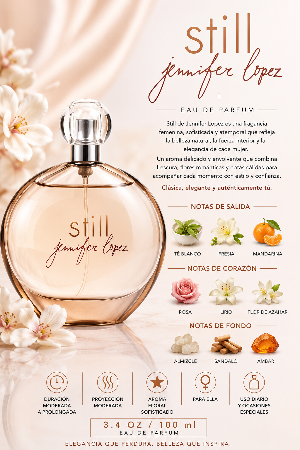 JENNIFER LOPEZ STILL WOMEN 3.4 OZ. EDP SP 100 ML - Imagen 2
