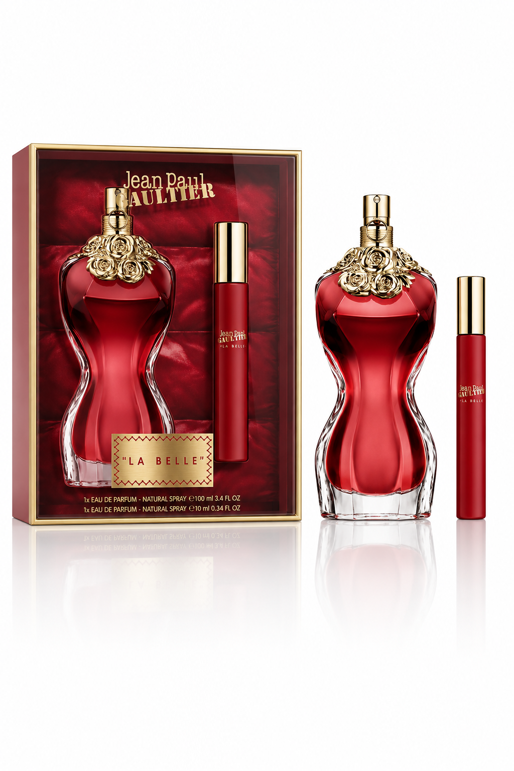 SET JEAN PAUL GAULTIER LA BELLE WOMEN ( 2 PC ) 3.4 OZ EDP SP /0.30 OZ EDP SP