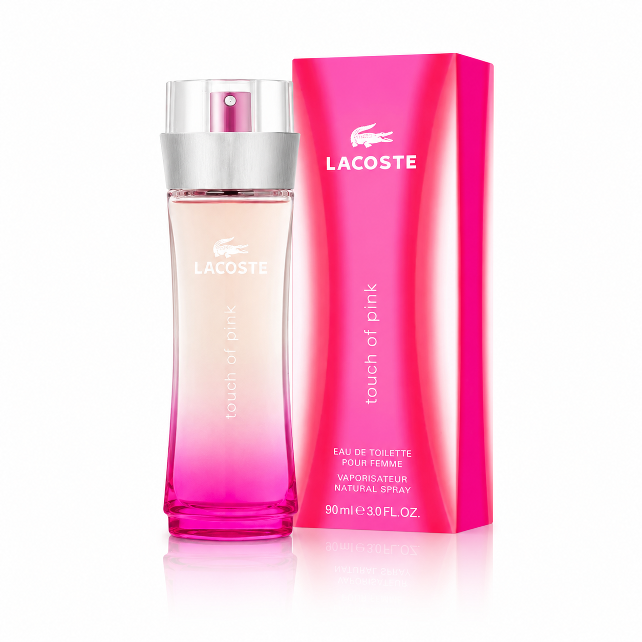 LACOSTE TOUCH OF PINK WOMEN 3.0 OZ. EDT SP 90 ML