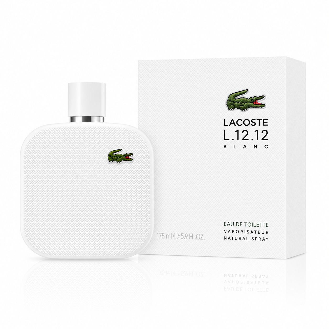 LACOSTE L.12.12 EAU BLANC (WHITE) MEN 6.0 OZ. EDT SP 175 ML