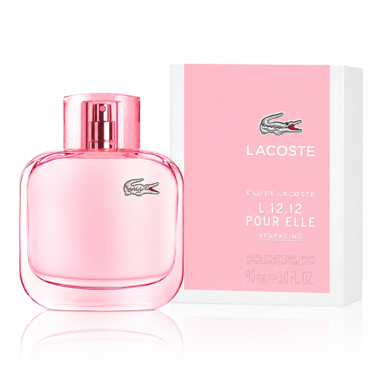 LACOSTE L.12.12 POUR ELLE SPARKLING WOMEN 3.0 OZ EDT SP 90 ML