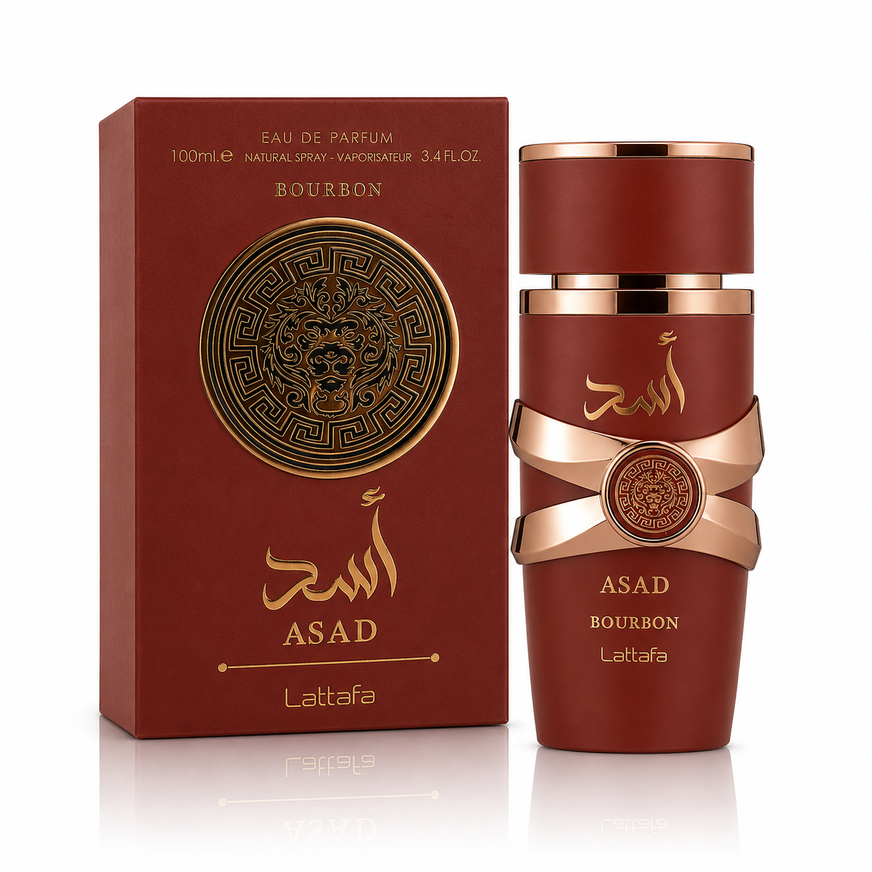 LATTAFA ASAD BOURBON MEN 3.4 OZ EDP SP 100 ML