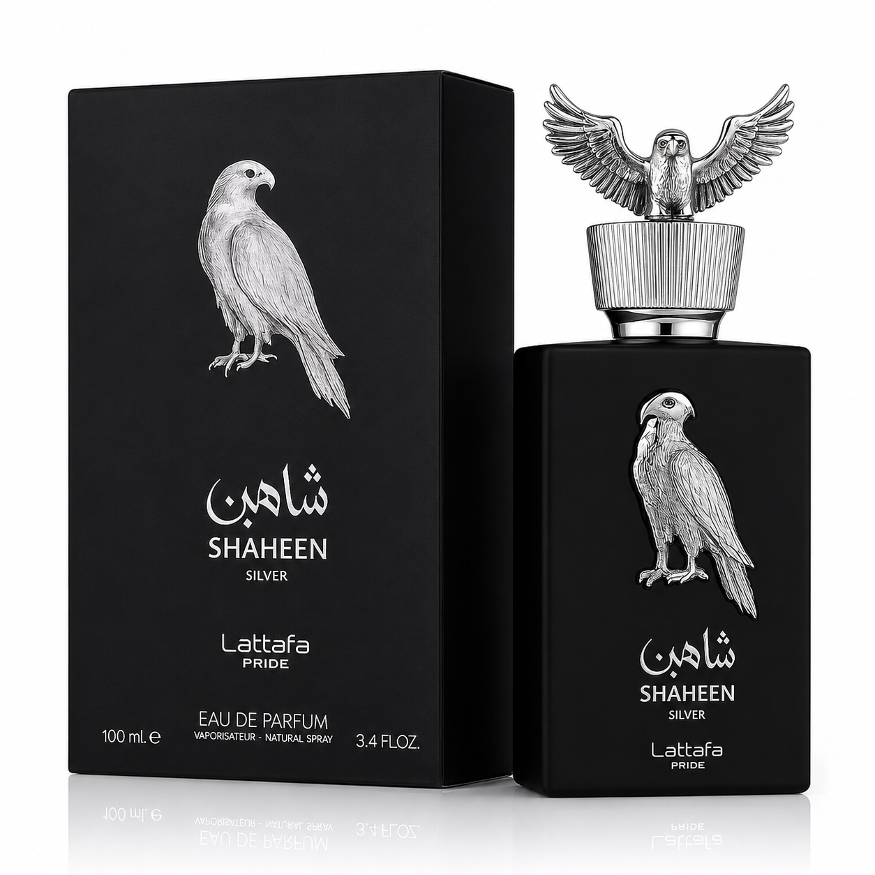 LATTAFA PRIDE SHAHEEN SILVER UNISEX 3.4 OZ. EDP SP 100 ML