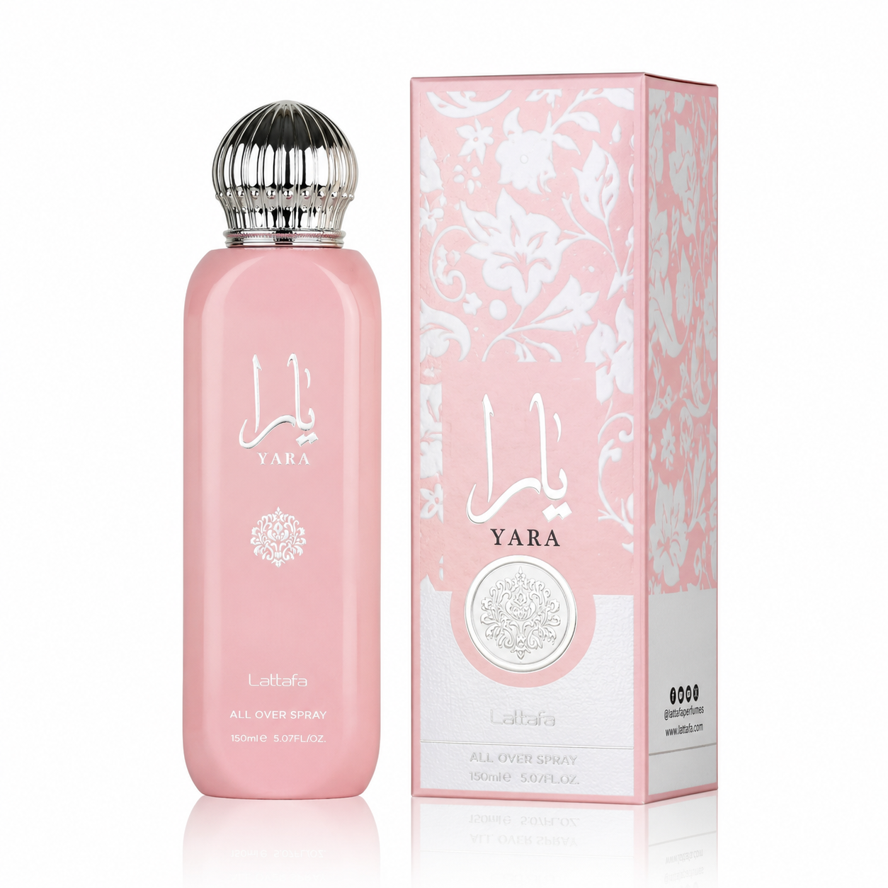 ALL OVER BODY SPRAY LATTAFA YARA WOMEN 5.0 OZ SP 150 ML