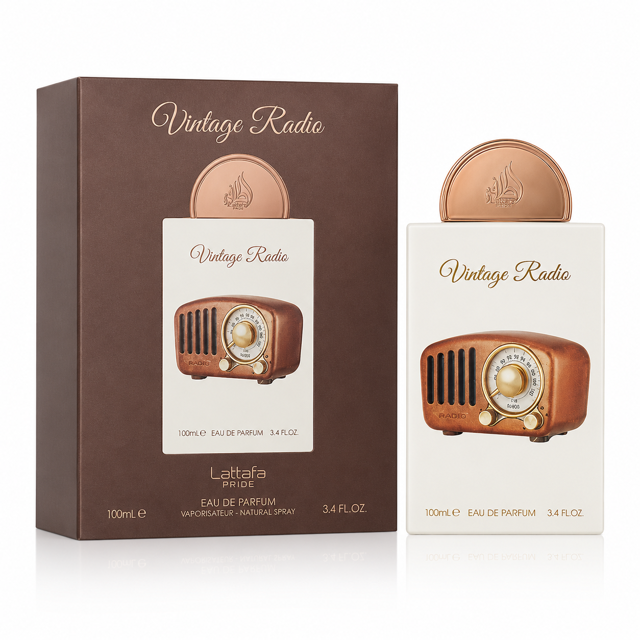 LATTAFA PRIDE VINTAGE RADIO UNISEX 3.4 OZ EDP SP 100 ML