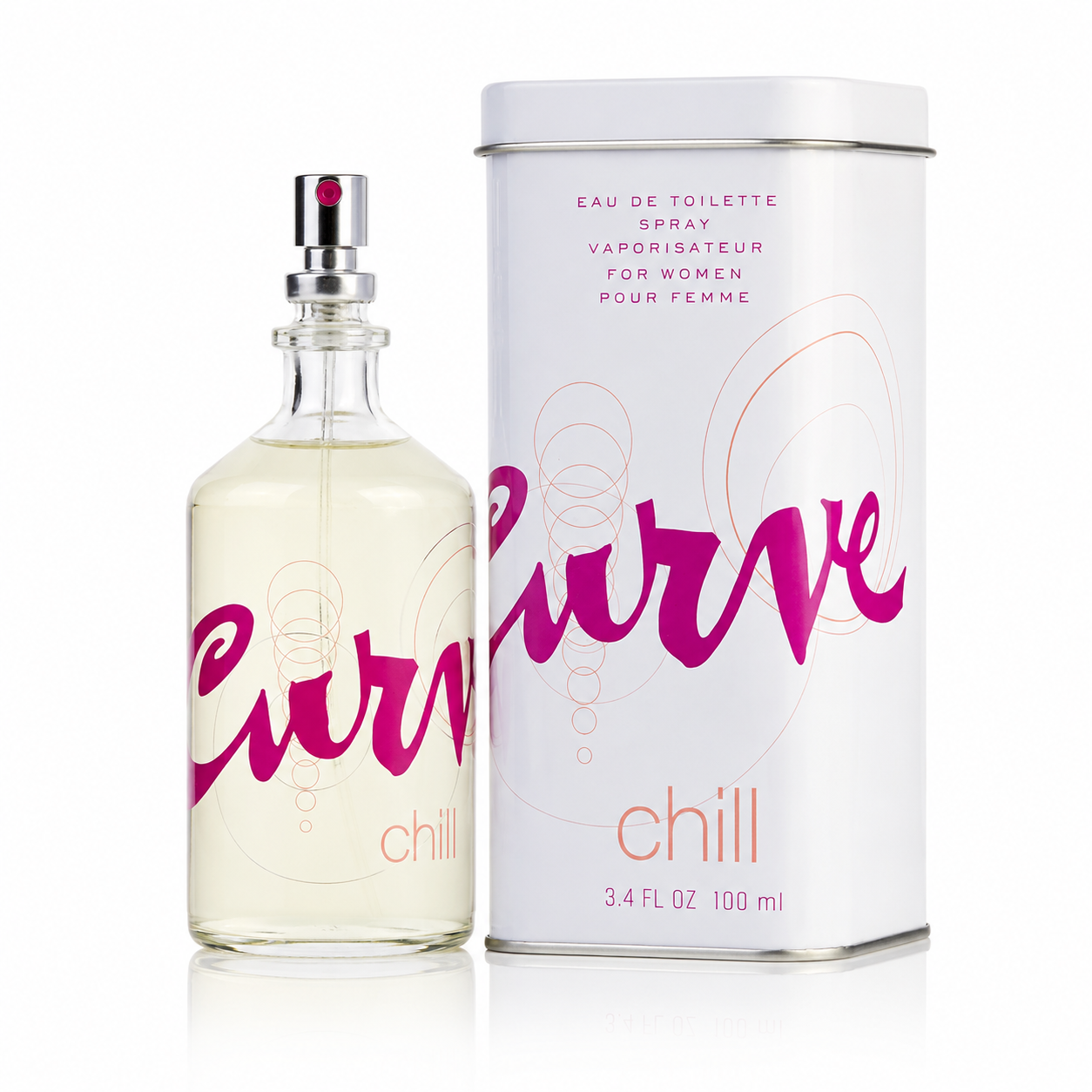 LIZ CLAIBORNE CURVE CHILL WOMEN 3.4 OZ. EDT SP 100 ML