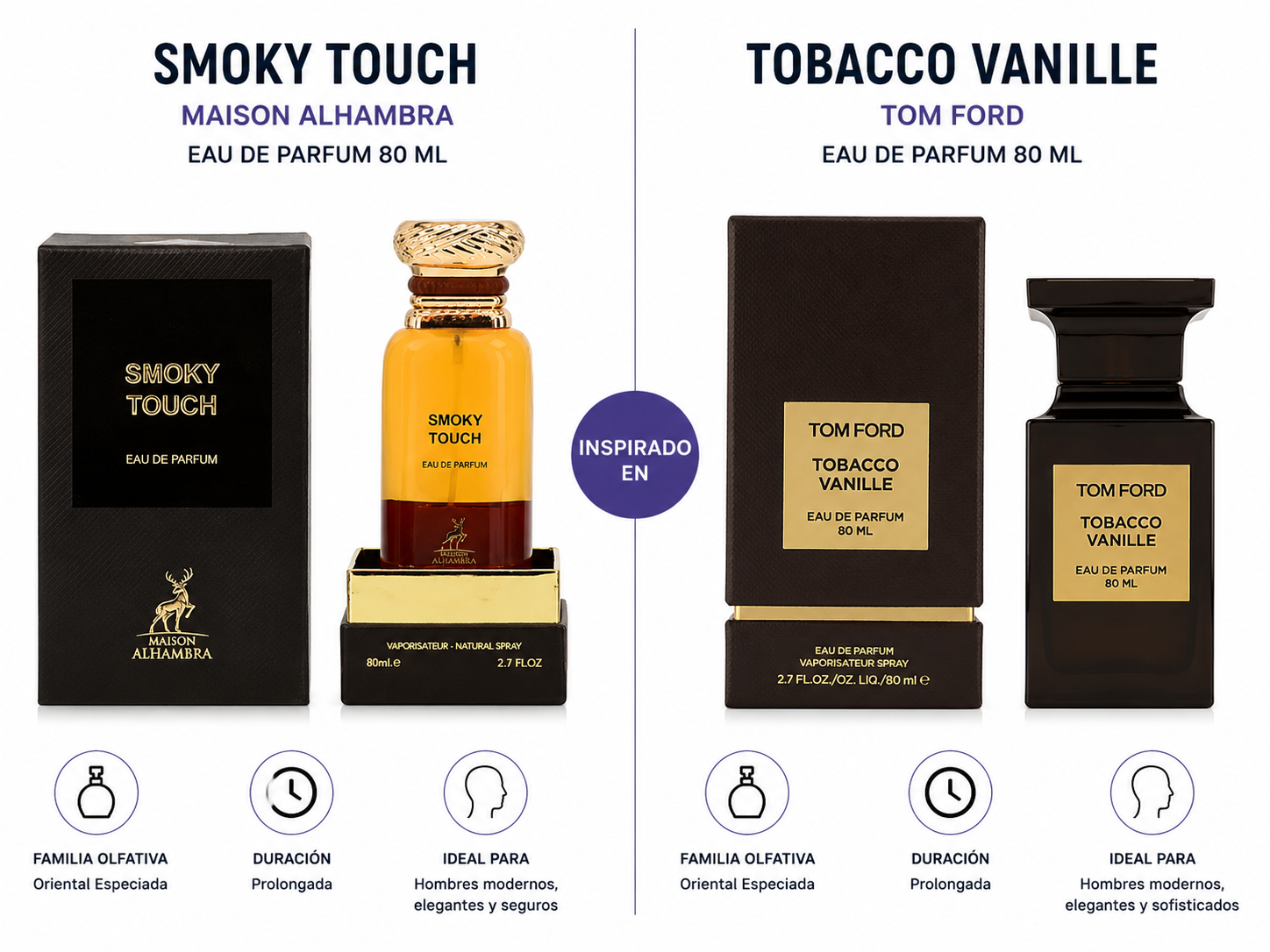 MAISON ALHAMBRA SMOKY TOUCH EDP M 80 ML