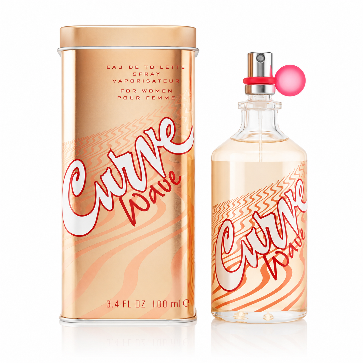LIZ CLAIBORNE CURVE WAVE WOMEN 3.4 OZ. EDT 100 ML