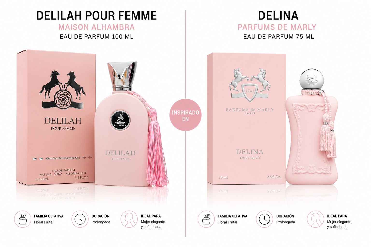 MAISON ALHAMBRA DELILAH FOR FEMME 3.4 OZ EDP SP 100 ML