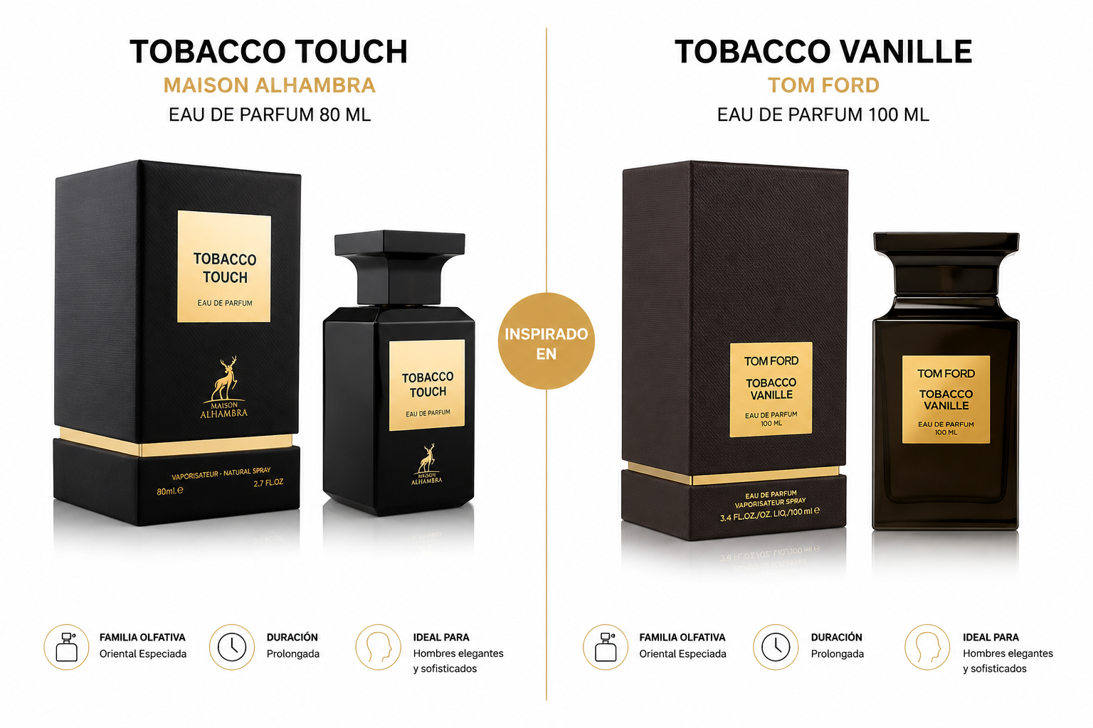 MAISON ALHAMBRA TOBACCO TOUCH WOMEN EDP SP 80 ML