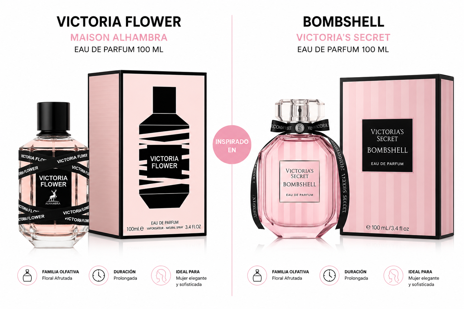 MAISON ALHAMBRA VICTORIA FLOWER ORCHID 3.4 EDP SP 100 ML