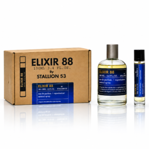 EMPER 88 ELIXIR BY STALLION 53 MEN 3.4 OZ EDP SP + MINI  100 ML
